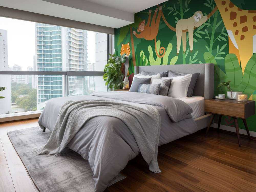 Jungle behang voor kinderen