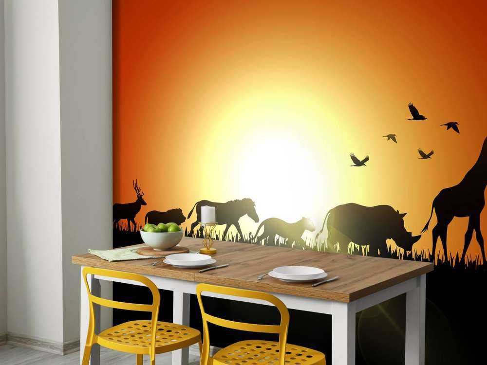 Zonsondergang in Madagaskar design