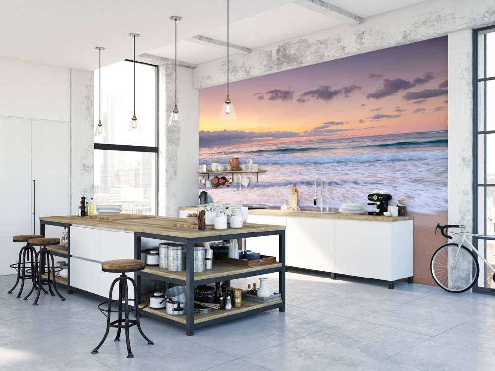 Mooie kleurrijke zonsondergang