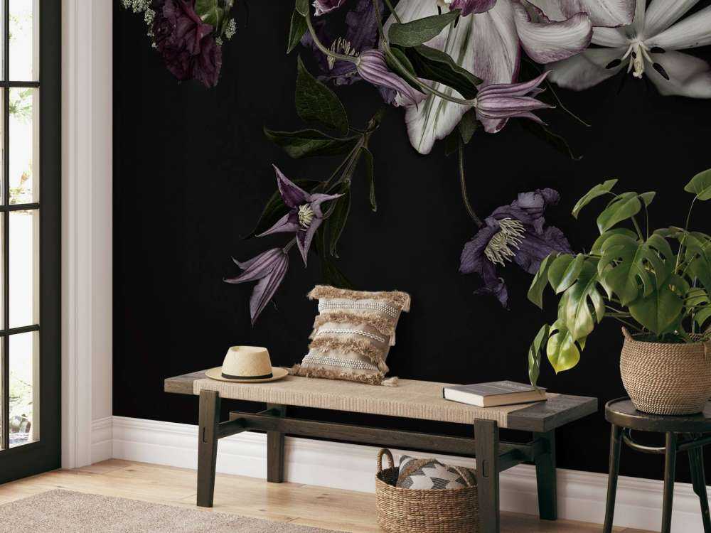 Bloemen muur