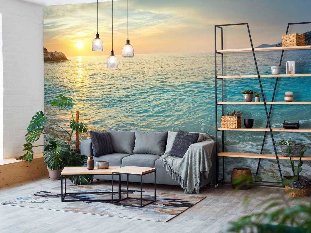 Zonsondergang vanuit Mirtos Beach