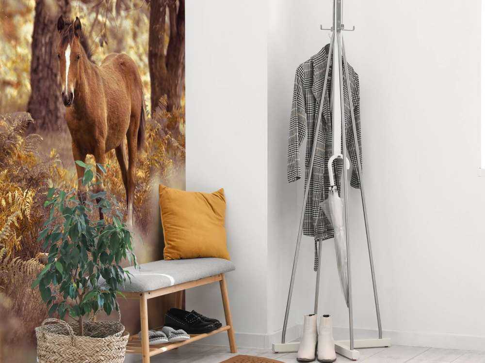 Paard in de wildernis