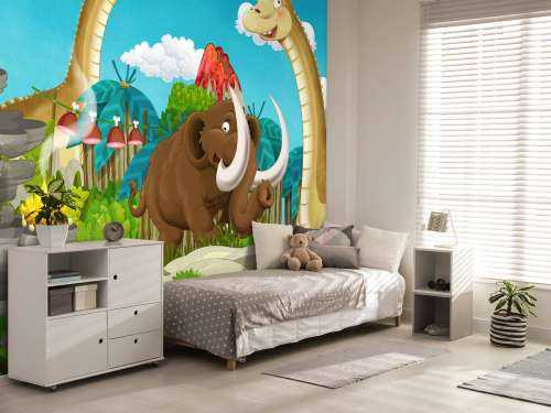 Dino's en een mammoet