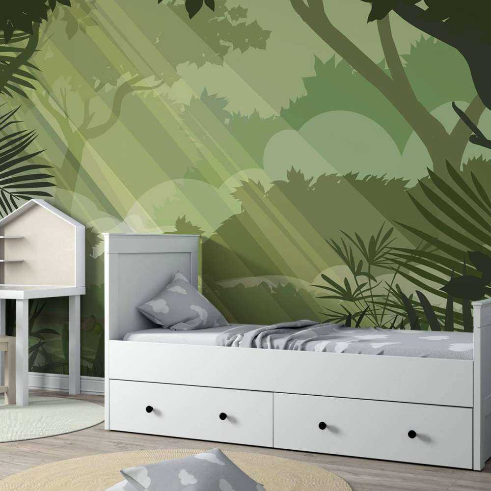 Illustratie groene jungle