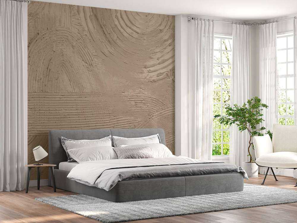 Structuren en vormen in taupe