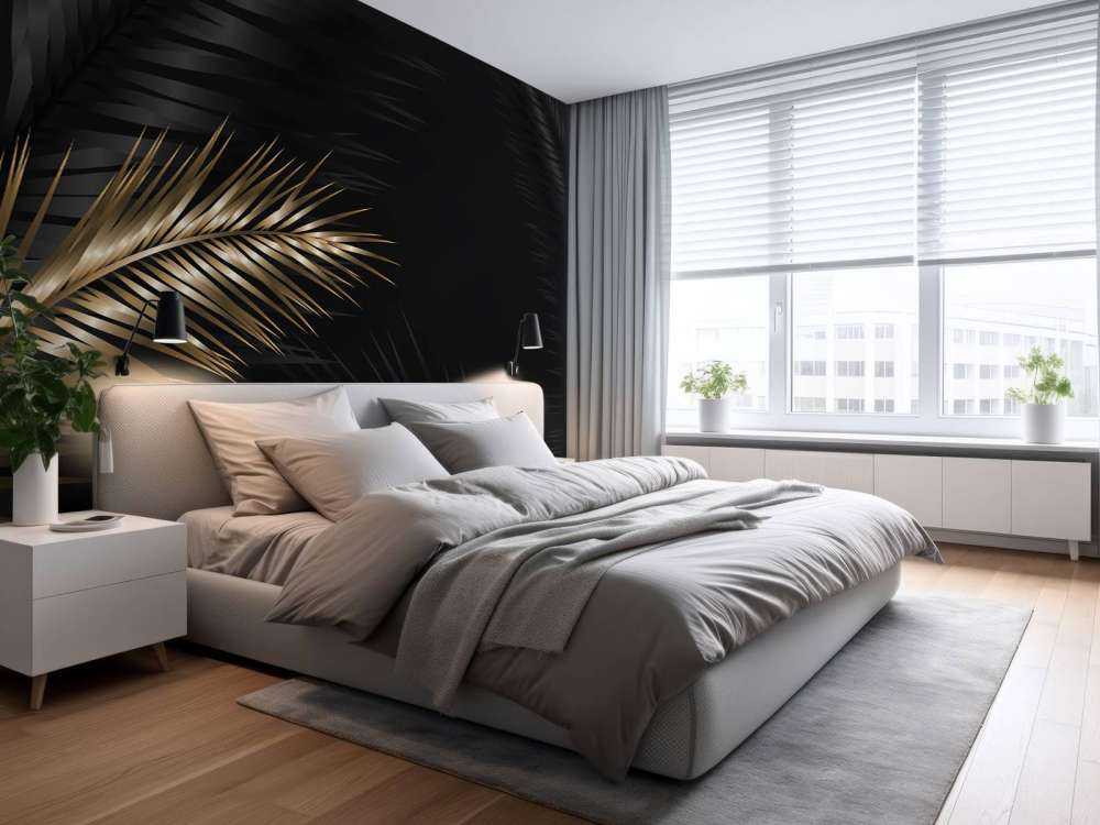 Sierlijke palmbladeren