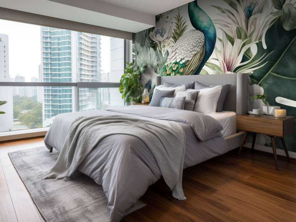 Pauwenflora in Harmonie