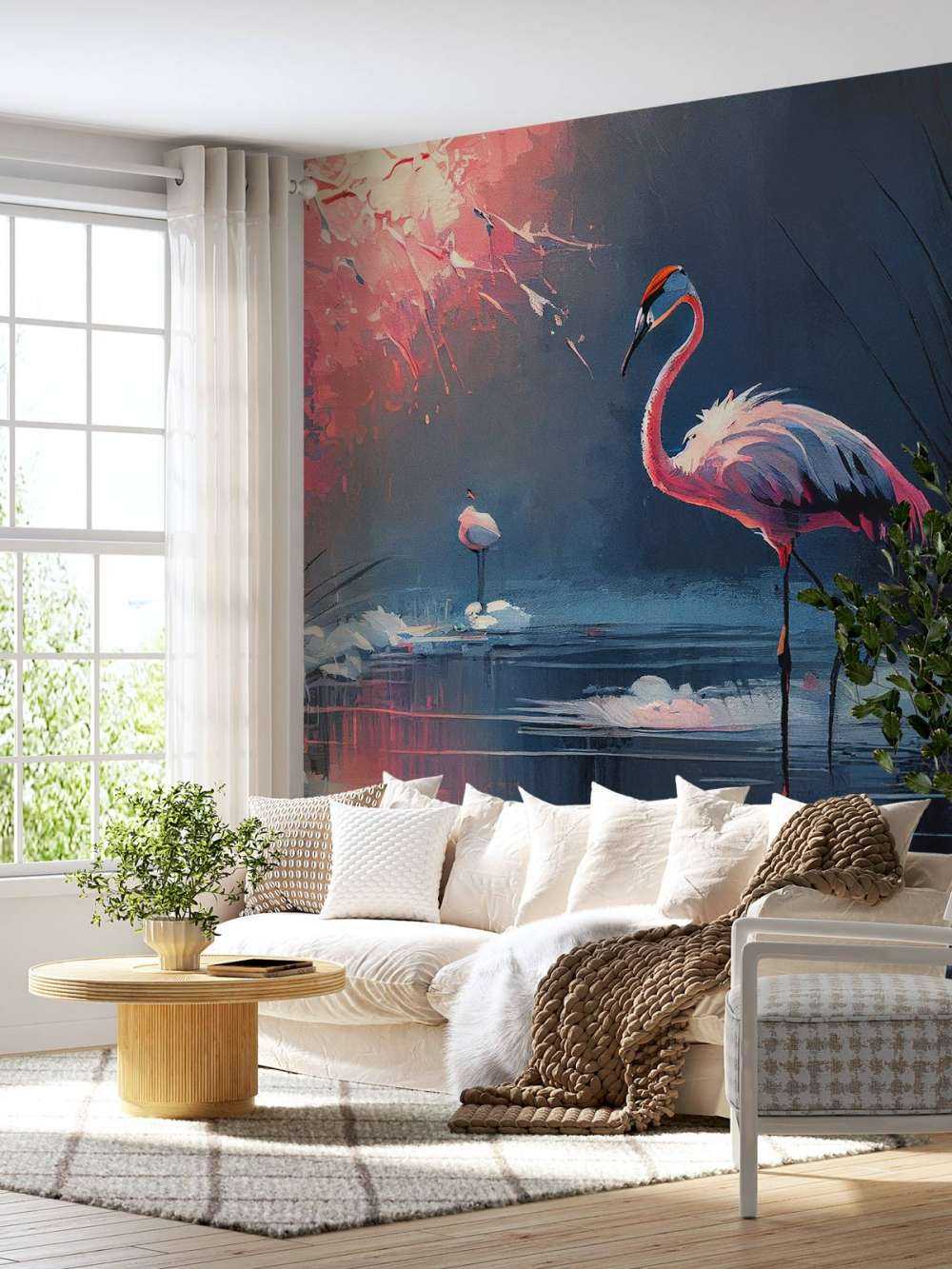 Flamingo Reflectie Symfonie