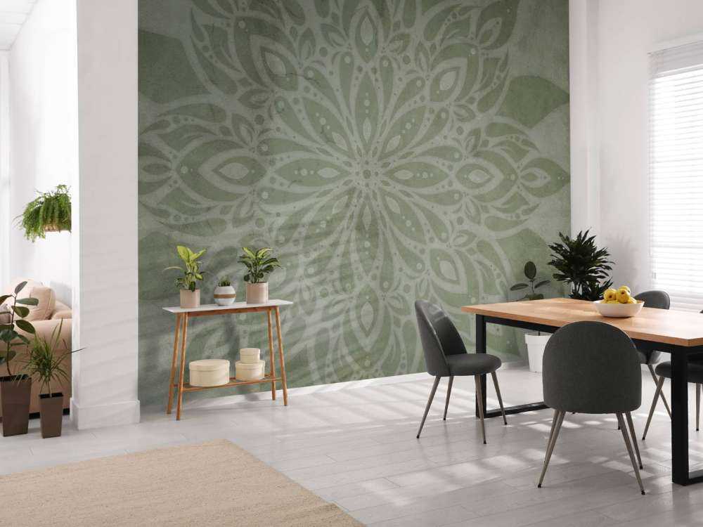 Groene Vintage Mandala