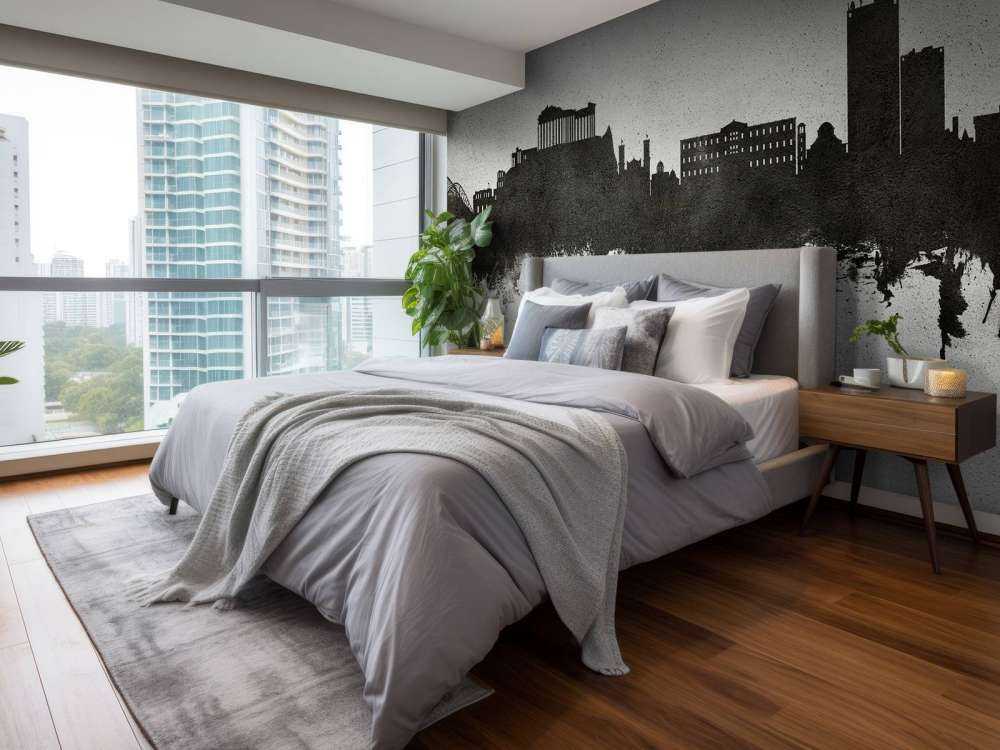 Waterverf skyline, Athene