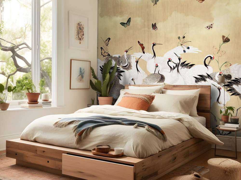 Golden Dance of Cranes