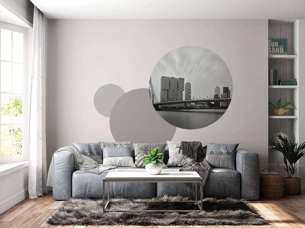 Erasmusbrug zwart wit