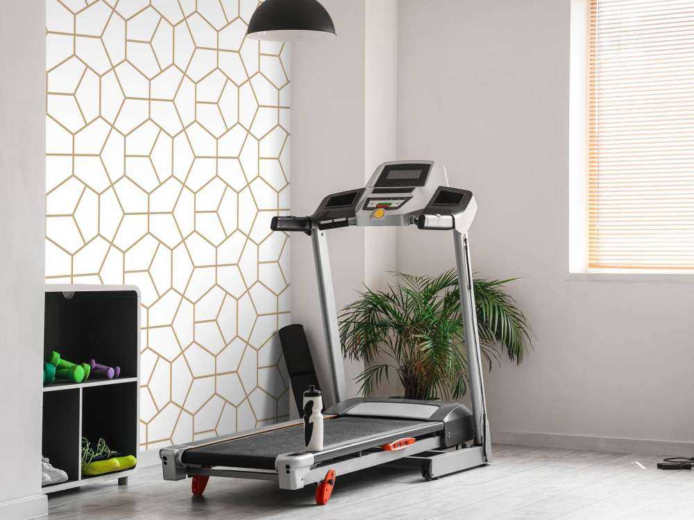 Gouden geometrisch patroon