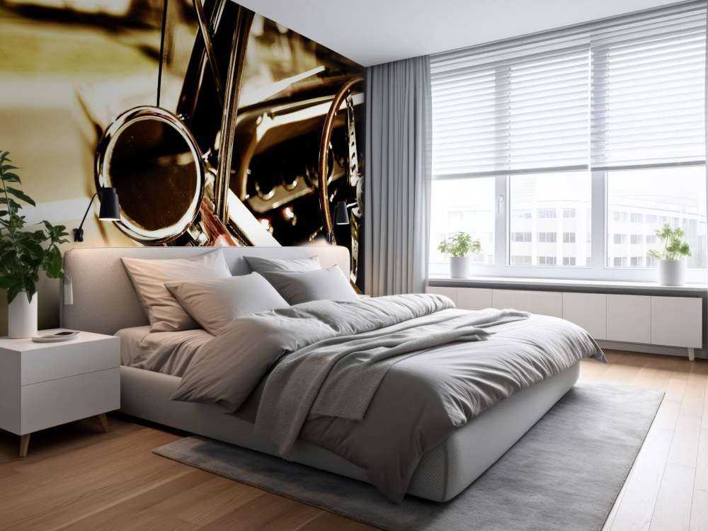 Close-up rode klassieke auto