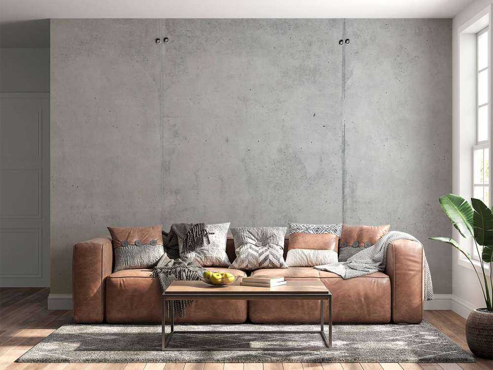 Gedetailleerd betonnen muur