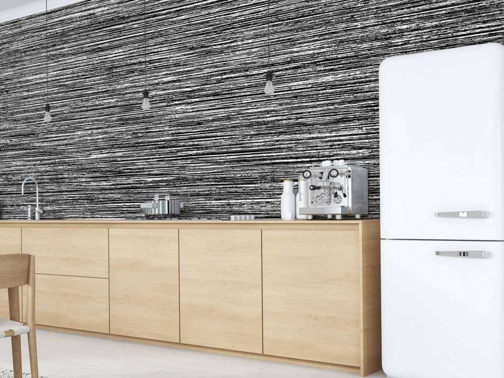 Donker gekrast metaal