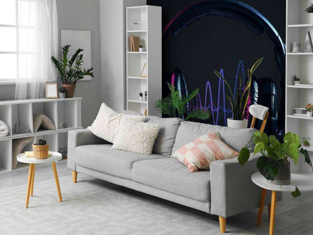 Energieke koptelefoon