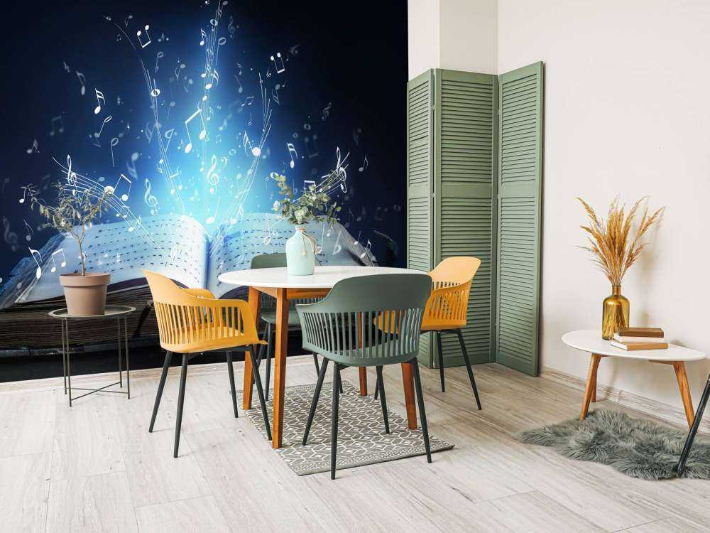 Oud muzieknoten boek