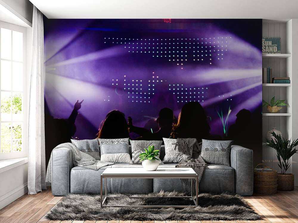 Feestende mensen in een club