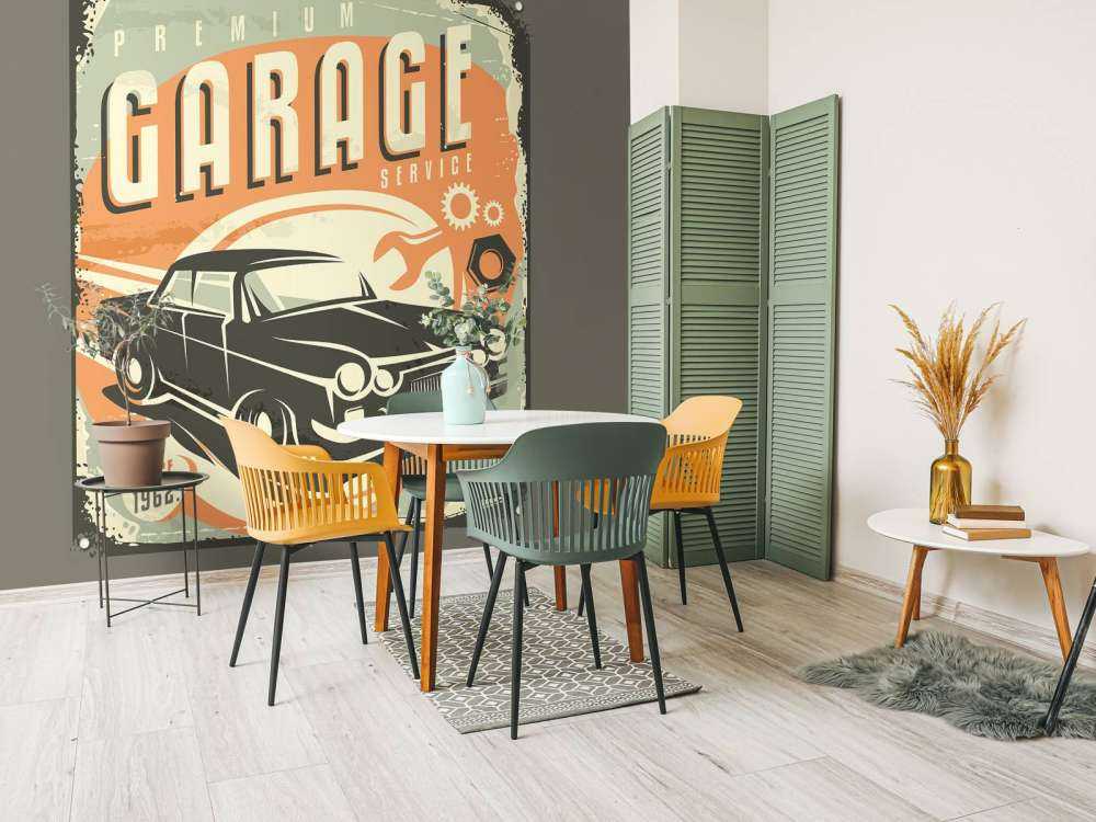 Vintage auto embleem