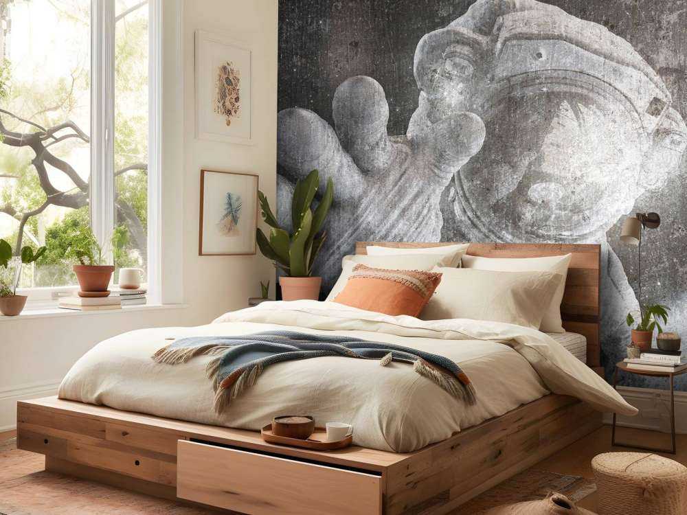 Uitreikende astronaut