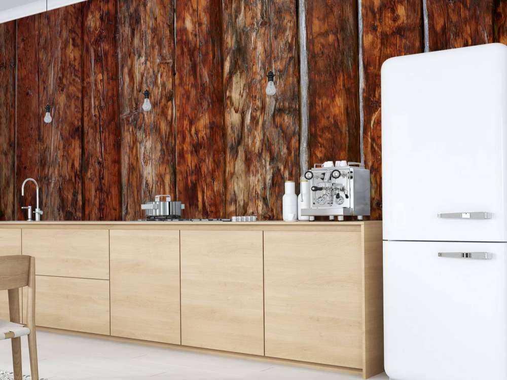 Robuust gebrand hout