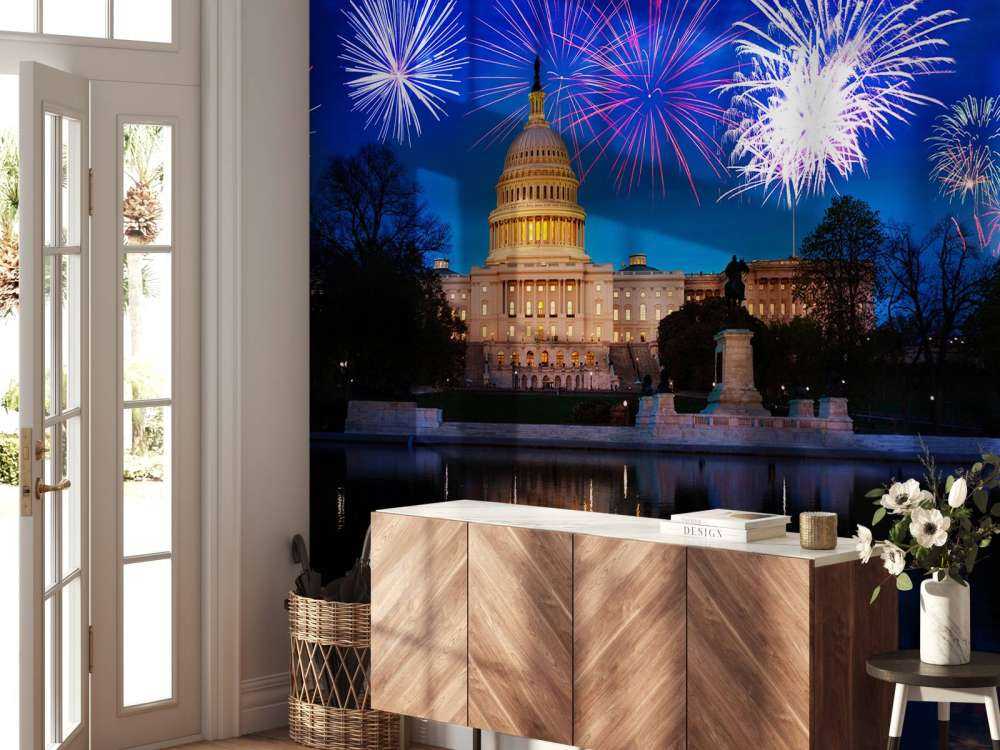 Vuurwerkshow in Washington