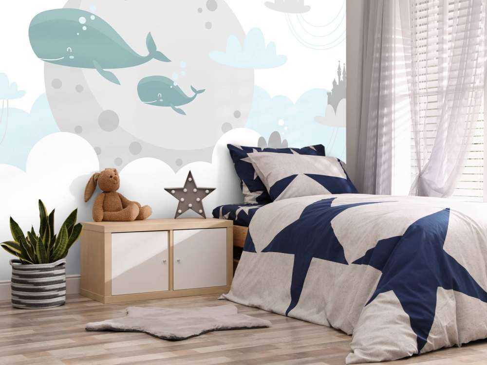 Babydesign met walvissen