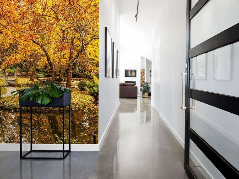 Australisch parkje in de herfst