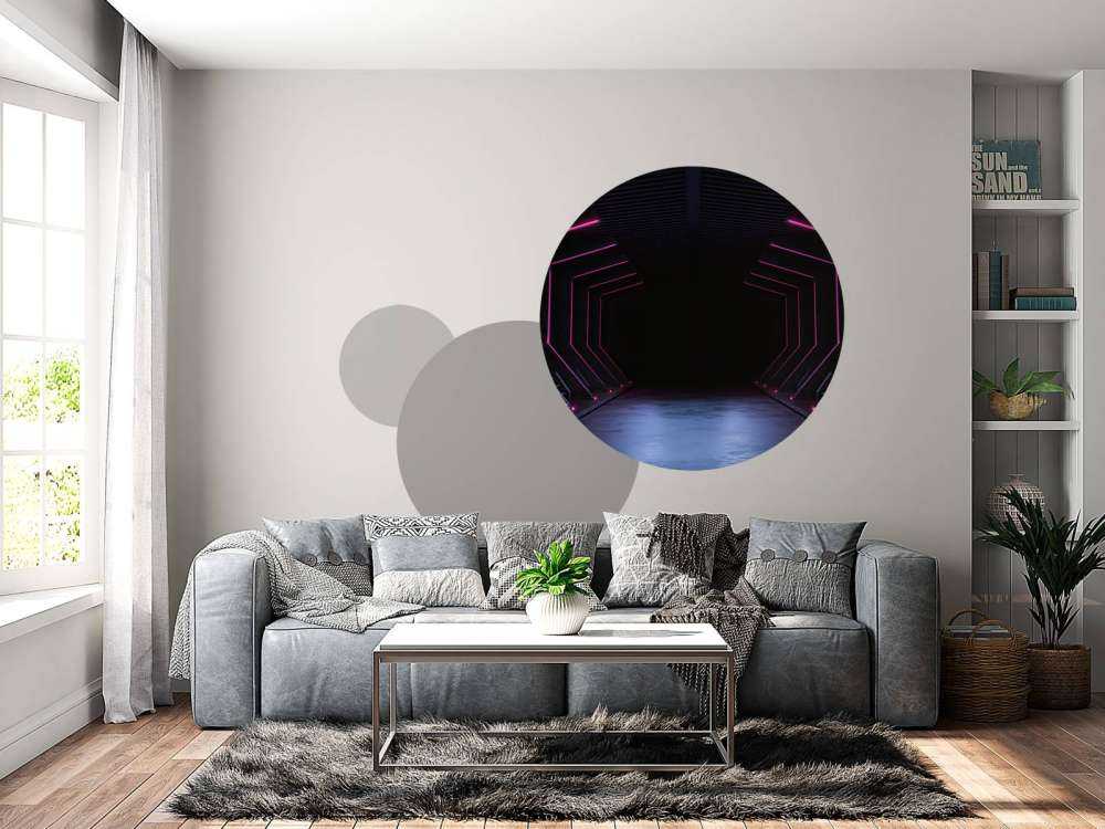 Lichtgevende 3D hal