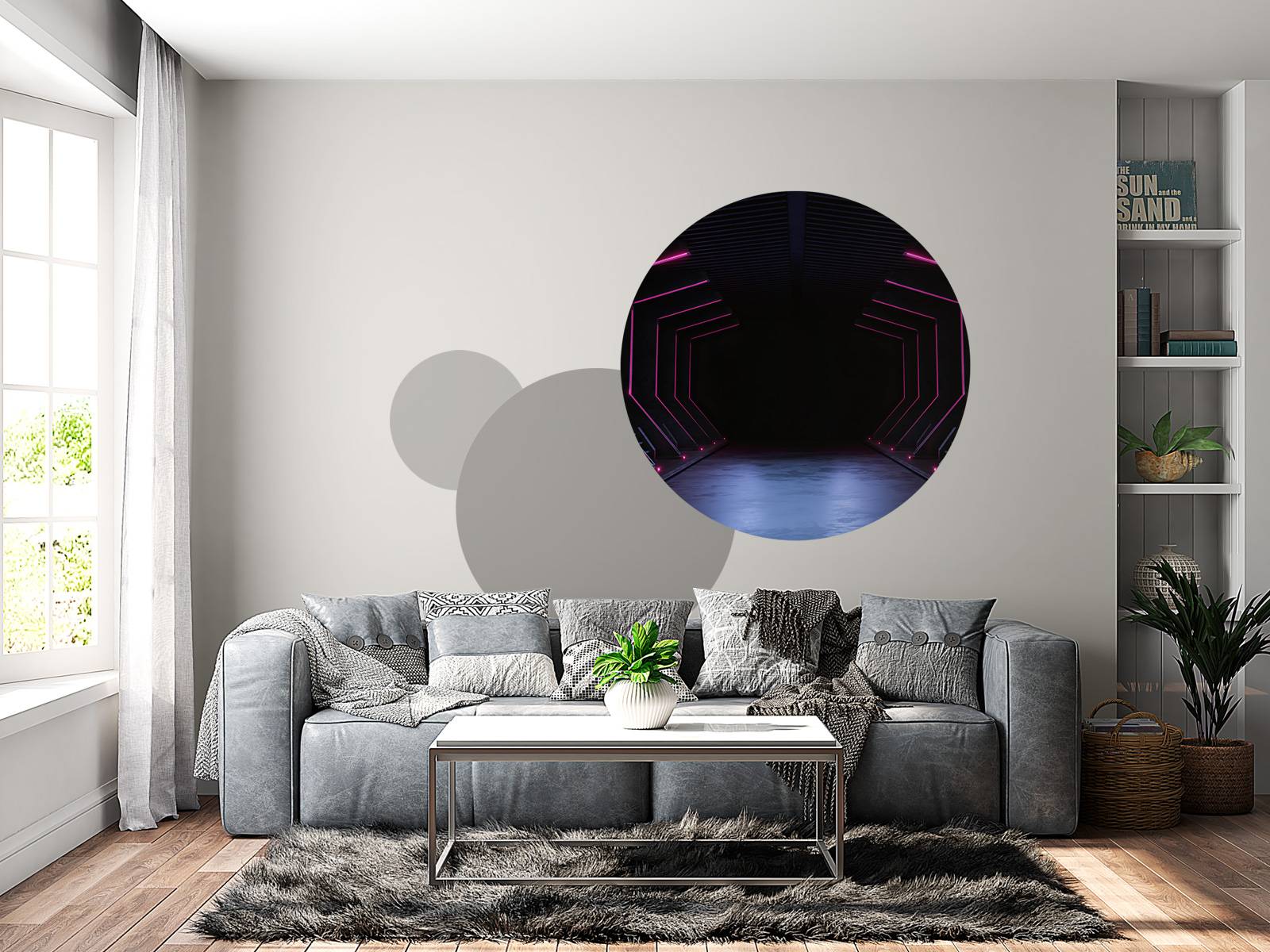 Lichtgevende 3D hal