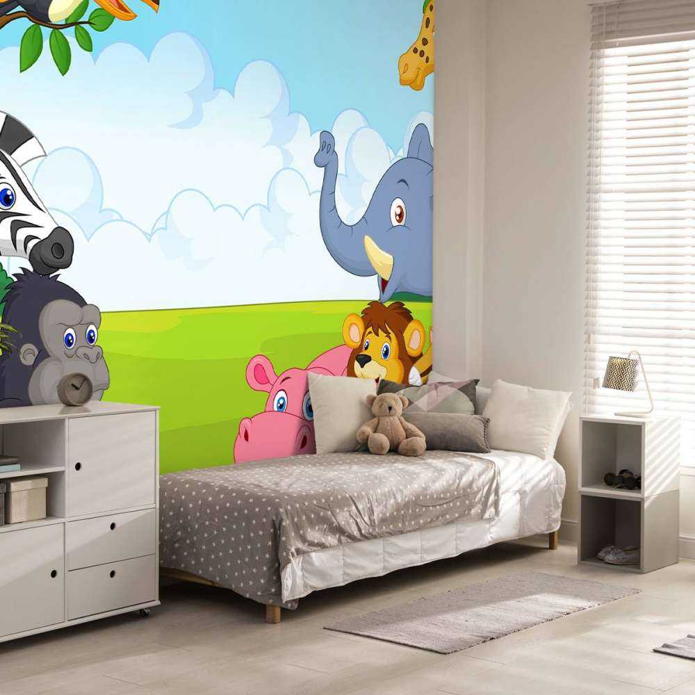 Wilde dieren in de jungle