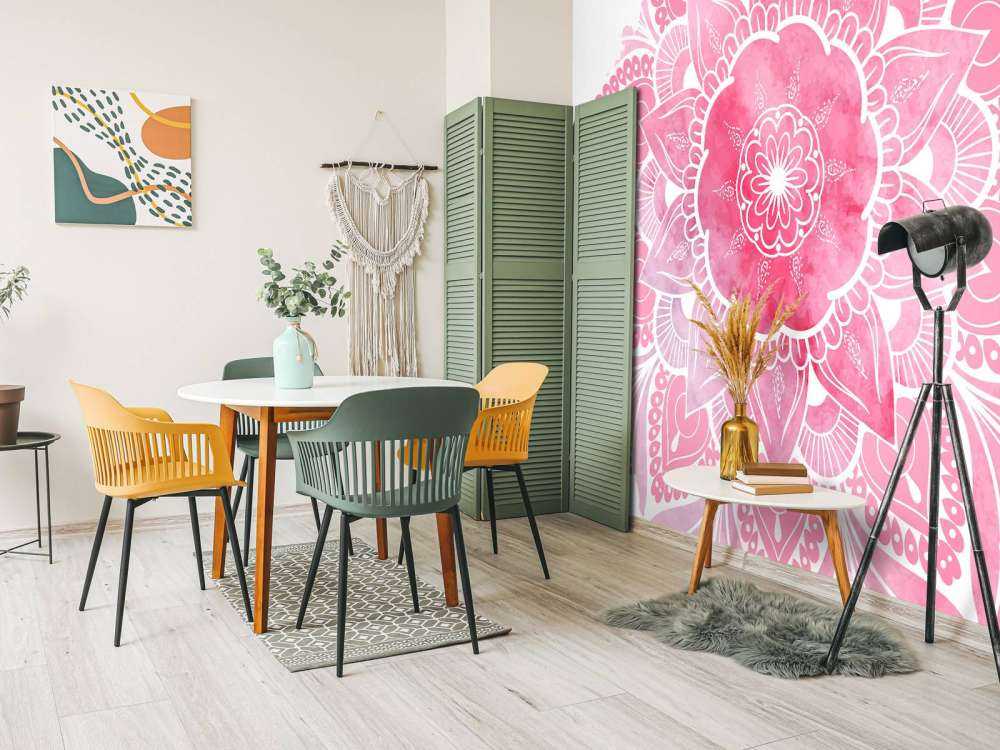 Mandala met bloemenpatroon