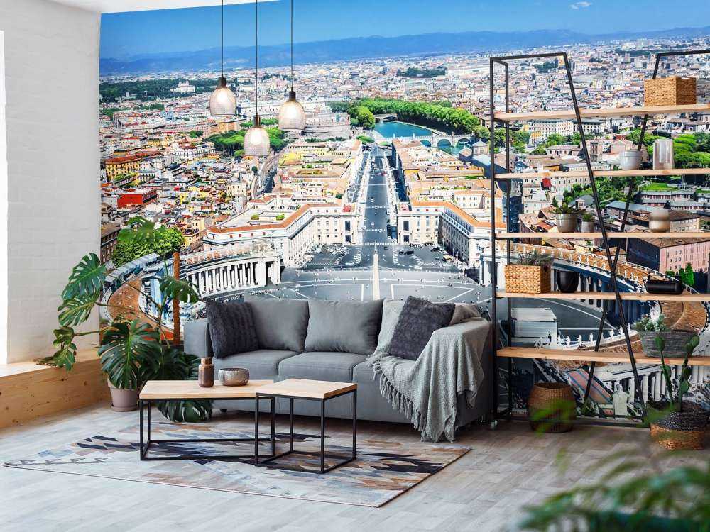 Sint-Pietersplein in de zomer