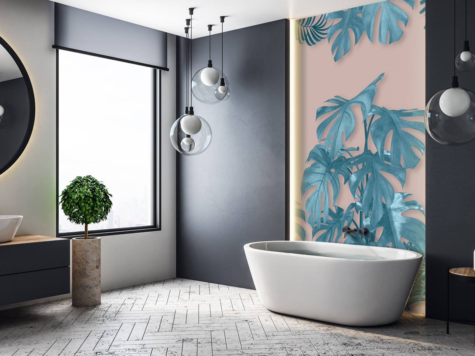 Exotisch jungleblad