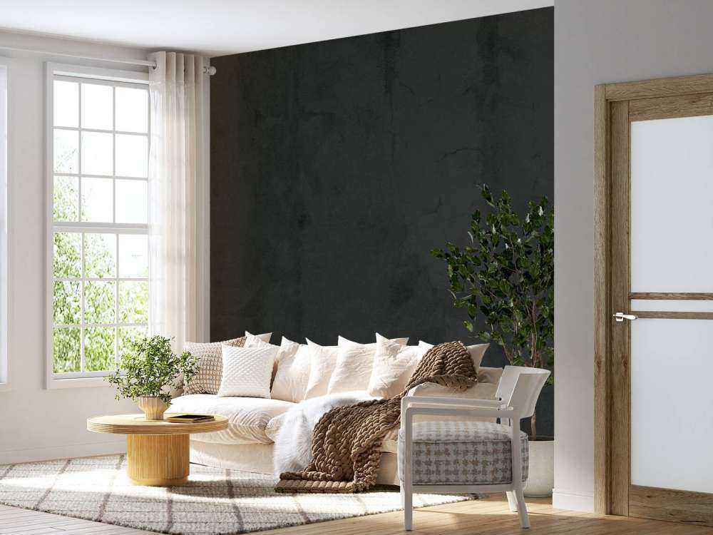 Zwartgrijs beton
