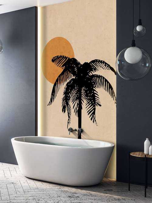 Zwarte palmboom