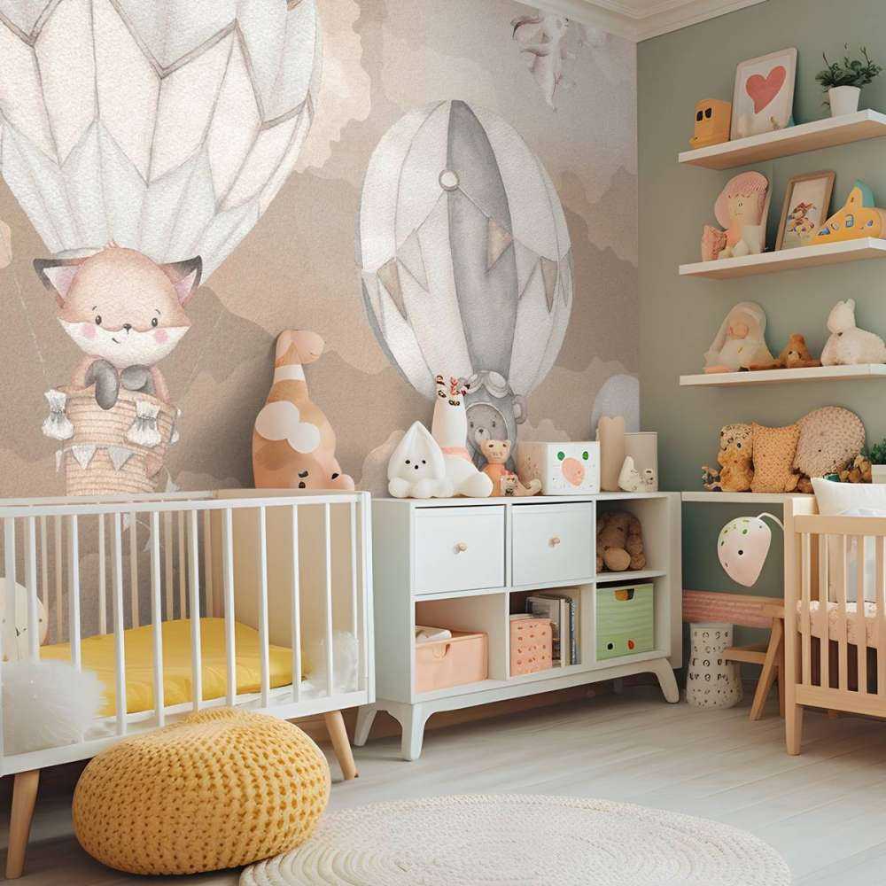 Vliegende dieren taupe