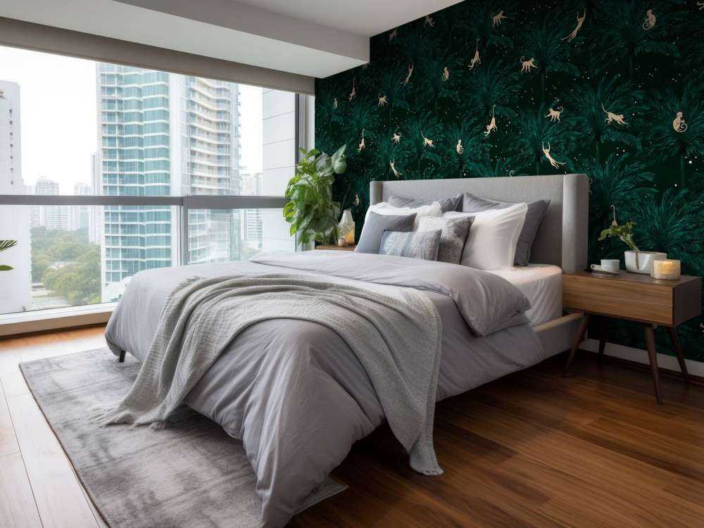 Tropische apen - groen