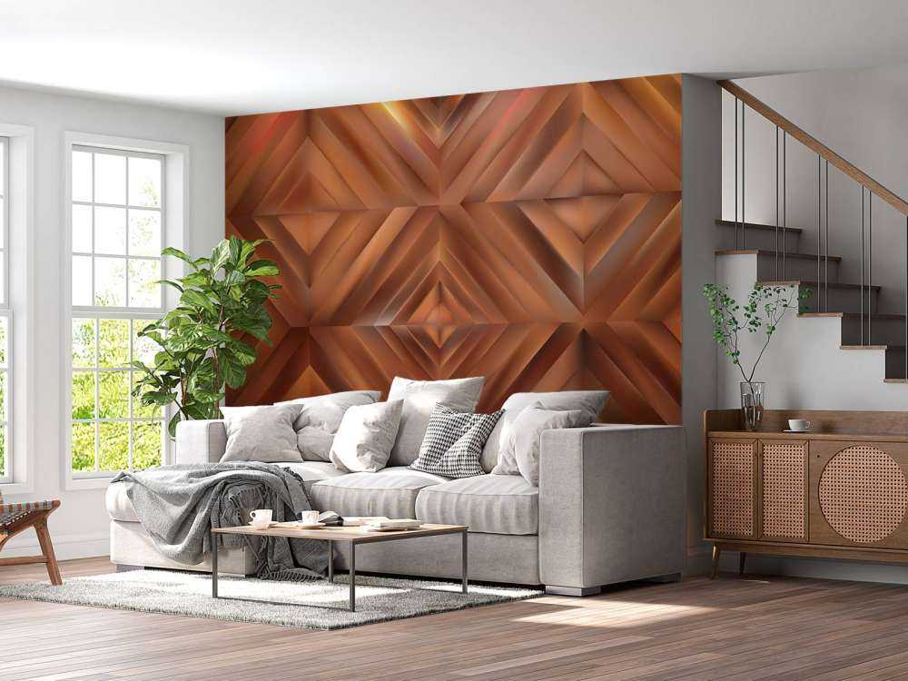 Abstract koperen achtergrond