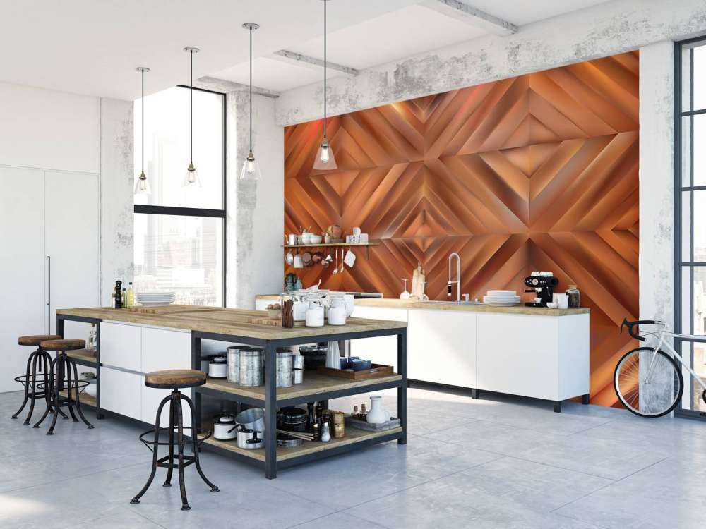 Abstract koperen achtergrond