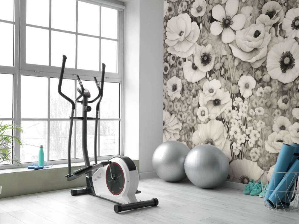 Poppy Tale Monochrome Dark Green