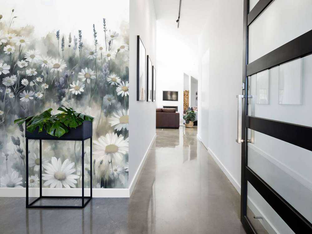 Quiet Daisies Meadow Green