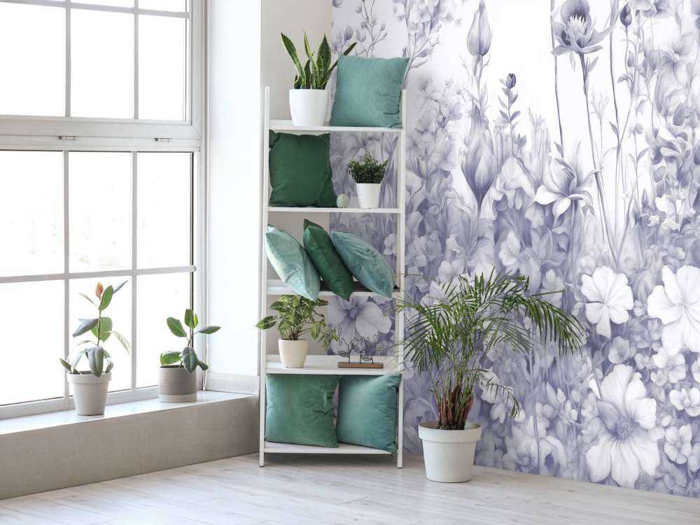 Flowers of my soulSEAMLESS Purple