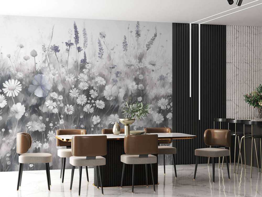 Lush Greenery of Summer Soft Beige