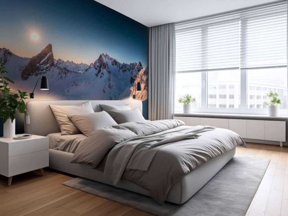 Maanlicht over stille bergpas