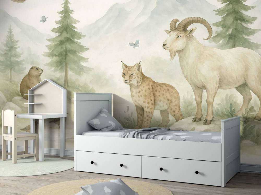 Dieren van het berglandschap