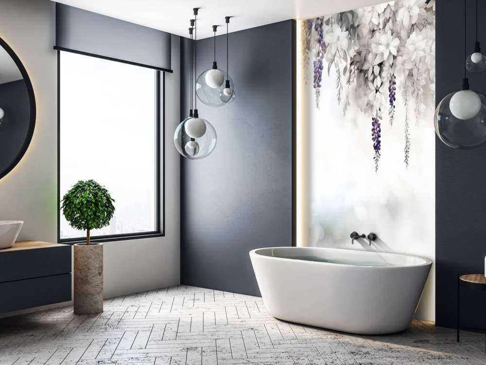 Gentle Wisteria Garden Grey