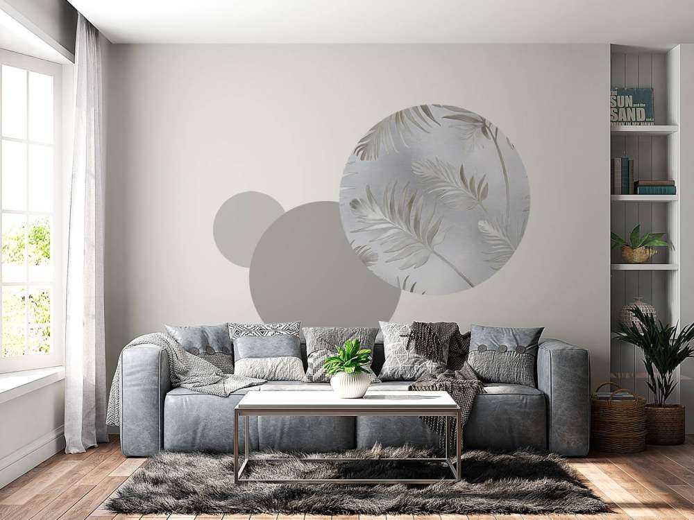 Golden leaves on dark Platinum