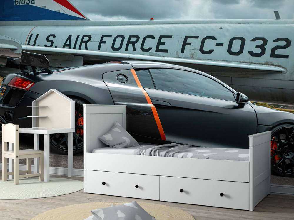 Audi R8 in stealth stijl